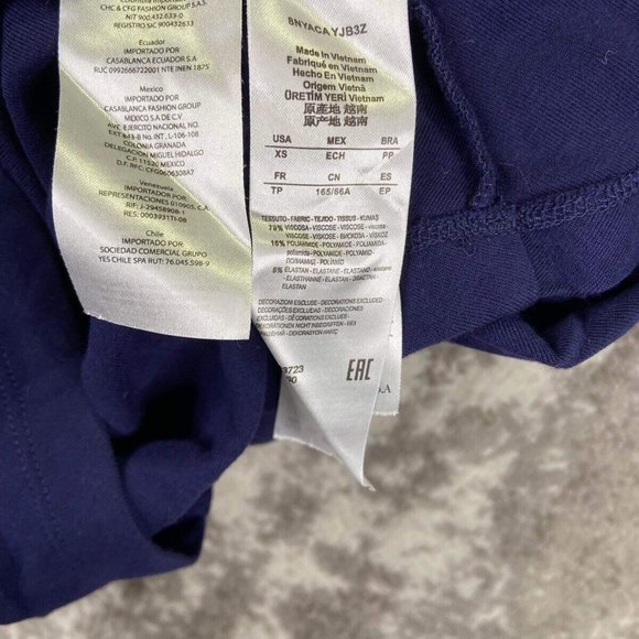 Armani Exchange Navy Blue Sheath Career Dress Size XS - Picture 8 of 8